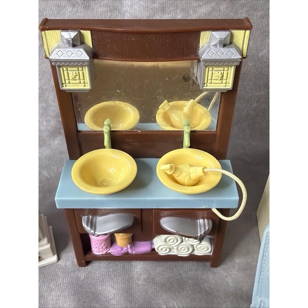 Fisher Price Loving Family Bathroom-Washer Dryer-Stove, Working Sounds - Picture 9 of 15